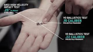 Wiley X ANSIVO Ballistics Test [upl. by Terris]