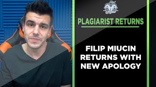 NEWS Confirmed Plagiarist Filip Miucin returns with an apology video [upl. by Piggy]