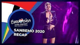 Sanremo 2020 Italy  RECAP [upl. by Akinorev648]