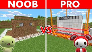 Minecraft NOOB vs PRO SAFEST ZOMBIE SECURITY BUILD CHALLENGE [upl. by Strohbehn]