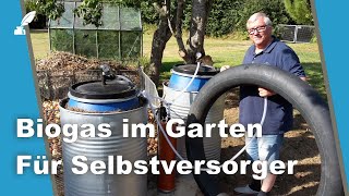 Biogas im Garten  Bauanleitung für Selbstversorger [upl. by Munsey]