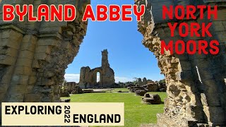 Byland Abbey Ruins  North York Moors National Park  England [upl. by Lehcem]