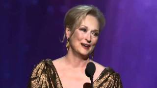 Meryl Streep Wins Best Actress  84th Oscars 2012 [upl. by Dowlen]