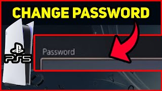 PS5 HOW TO CHANGE PASSWORD EASY NEW [upl. by Ltsyrk]