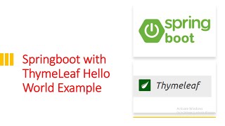 thymeleaf spring boot with thymeleaf hello world example springboot [upl. by Elay]