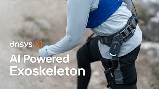 Now on Kickstarter Dnsys X1  Smart Exoskeleton For Outdoor Adventures [upl. by Ellenej]