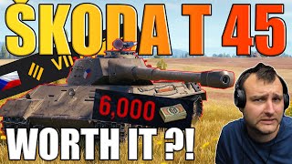 Is The Škoda T 45 Worth 6000 Bonds in World of Tanks [upl. by Cherish46]