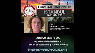 SIS May 2023 Lumbar BioSkills Lab in Istanbul Turkey [upl. by Brnaby165]