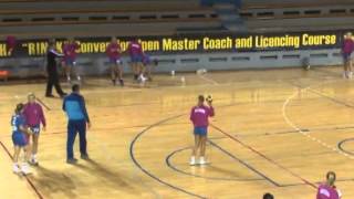 Special training of back court players by Peter Kovacs [upl. by Nivrehs]