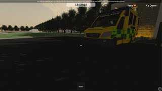 South Western Ambulance Service leaving on ROBLOX [upl. by Ahsiemal]