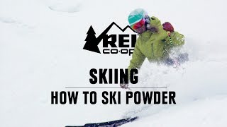 How to Ski Powder  REI [upl. by Notnek148]