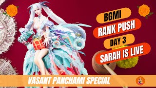 Happy Vasant Panchami and Valentine day to Everyone  BGMI Grind is On live supersarah [upl. by Nairdna877]