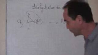 cours 1S  chimie  ch12 réaction de déshydratation des alcools [upl. by Kroy252]