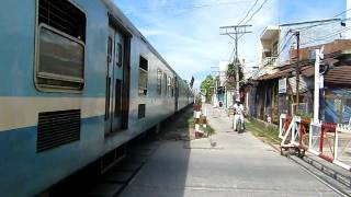 Danang City train crossing [upl. by Idolem]