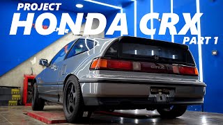 PROJECT DRESS UP RESTORASI CEPAT   PROJECT HONDA CRX PART 1 [upl. by Buford]