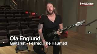 Washburn Parallaxe Ola Englund Solar 170C Electric Guitar Demo  Sweetwater Sound [upl. by Duval]