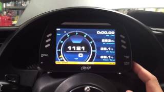 AIM Sports MXS Dash demo in Honda S2000 [upl. by Ardnwahsal113]