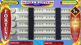 Tripura Fortune Lottery Live Evening Draw On 16052024 At 0700 PM Live From Agartala [upl. by Honeywell697]