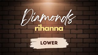 DIAMONDS  Acoustic Instrumental Lower Key [upl. by Lyman388]