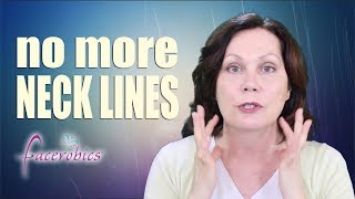 5 Top Tips to Get Rid of amp Smooth Neck Lines amp Neck Wrinkles Permanently  FACEROBICS® Face Exercise [upl. by Salem898]