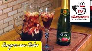 Receita de Sangria Com Sidra  TvChurrasco [upl. by Seidler913]