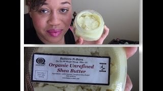 Product Review BUTTERS N BARS UNREFINED SHEA BUTTER Euniycemari [upl. by Anahsar575]