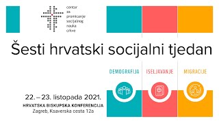 6 hrvatski socijalni tjedan  1 dio  23102021 [upl. by Lorusso442]