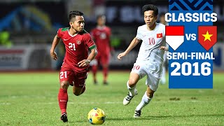 Indonesia vs Vietnam  AFFSuzukiCup Classics 2016 SemiFinal Full Match [upl. by Nailil834]