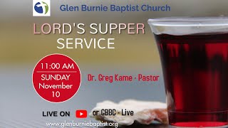 Glen Burnie Baptist Church Worship Service  November 10 2024 [upl. by Hsreh]