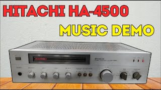 Hitachi Intergrated Stereo Amplifier Demo II Contact 6284422774 [upl. by Ititrefen297]