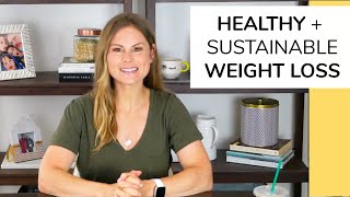 6 NATURAL WEIGHT LOSS TIPS  healthy  sustainable [upl. by Naraa]