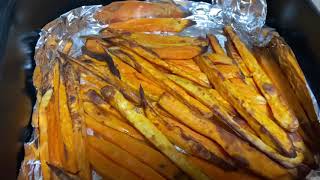 How to make Air Fryer Sweet Potato Fries Crispy and Delicious [upl. by Ramah550]