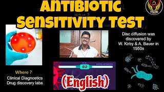 Antibiotic Sensitivity Test  AST English  Microbiology  ThiNK Biology [upl. by Tenahs]