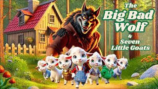 The Big Bad Wolf amp Seven Little Goats  Bedtime Stories  Fairy Tales for Kids [upl. by Kinny]