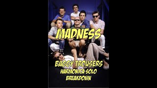 Madness  Baggy Trousers Harmonica solo explained and demod [upl. by Culberson]