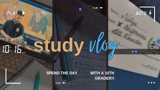 BOARDS MAI SIRF 3 MAHINE REH GYEE Study vlog as a 10th grader ✨😂😭Vlog102 [upl. by Zosema]