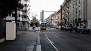 Tramways de Mulhouse entre Stations Mairie et Tour Nessel [upl. by Andeee]