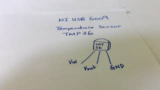 Video TMP36 and DAQ USB 6009 [upl. by Narej994]