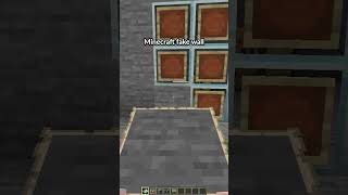 Minecraft fake wall 😲 minecraft minecraftshorts [upl. by Godewyn]