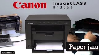 Canon MF3010 printers Problem Paper jam problem  Half Paper jam line prob [upl. by Rennoc944]