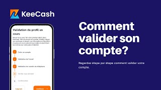 Comment valider son compte KeeCash en 2 minutes [upl. by Arul]