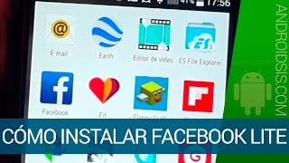 Descarga e instala Facebook lite para Android la versión Lite oficial de Facebook [upl. by Sakiv]