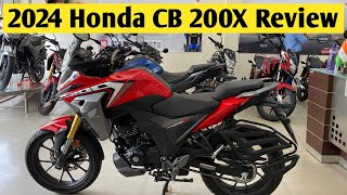 2024 Honda CB 200X Detailed Review  On Road Price  Mileage  New Update Features [upl. by Allemac]