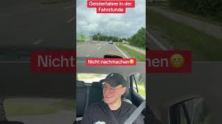 Geisterfahrer in der Fahrstunde fahrlehrer fahrschüler viral fahrprüfung [upl. by Zetrauq]