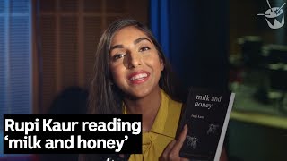 Rupi Kaur reads poetry from her collection Milk and Honey [upl. by Alyar]