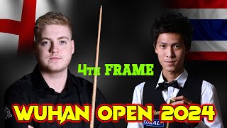 2024 Wuhan Open Snooker Match 4th Frame Between Thepchaiya UnNooh vs Louis Heathcote‎ [upl. by Nomelif]