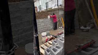 We are doing retaining walls in Cincinnati Ohio [upl. by Sumetra]