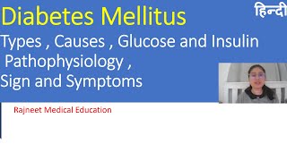 Diabetes Mellitus  Part1  Types  Causes  Sign and Symptoms  Pathophysiology  Complications [upl. by Bove]