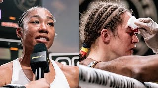 Alycia Baumgardner vs Delfine Persoon fight highlights [upl. by Birmingham]