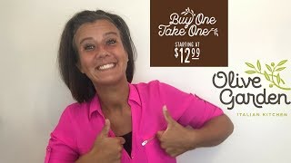 Olive Garden Buy One Take One Offer [upl. by Lachlan]